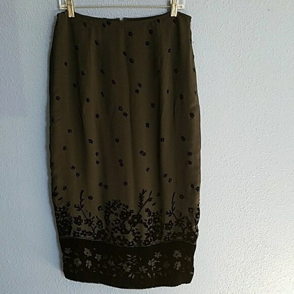 Dresses & Skirts - Long Sheer silk skirt